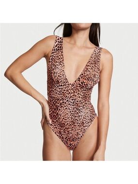 NWOT Victoria’s Secret Leopard Swimsuit-XL